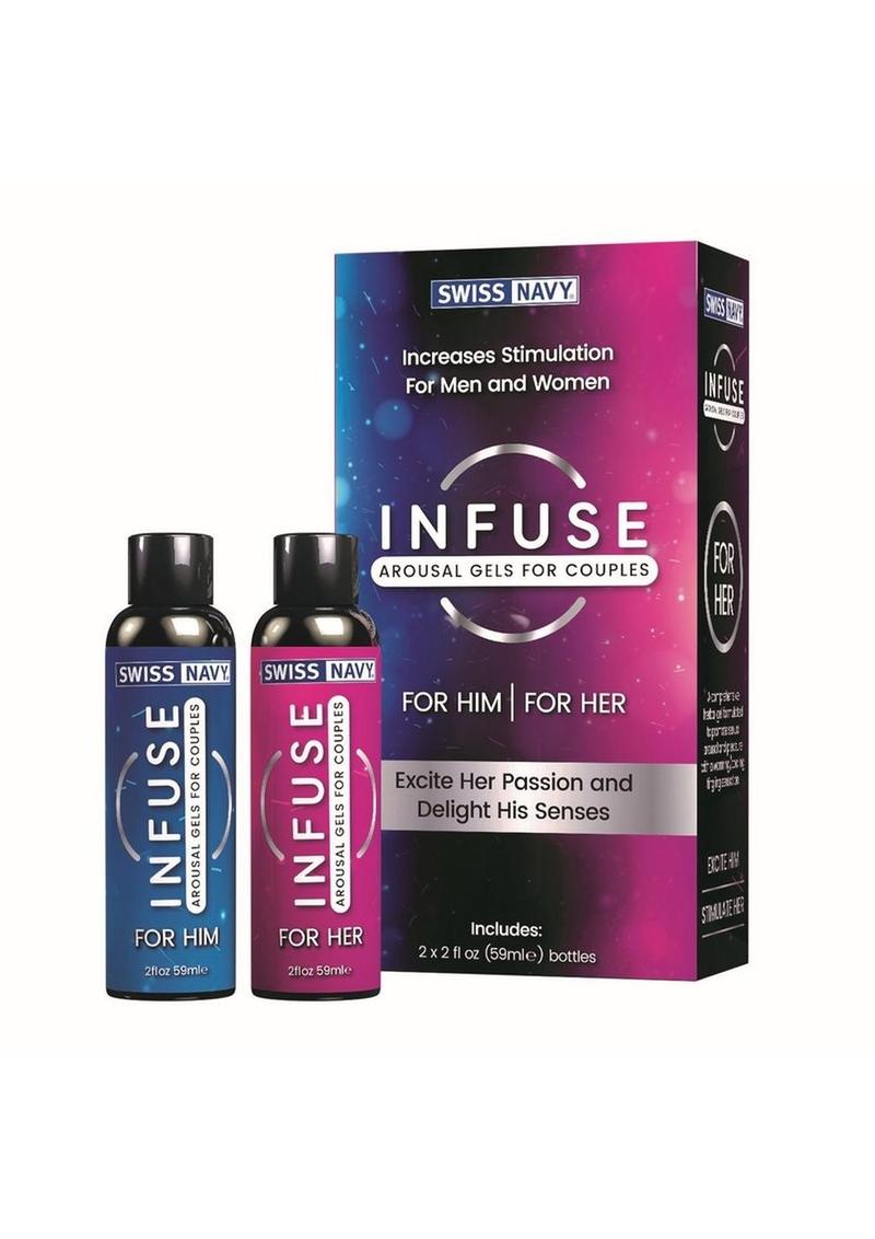 Swiss Navy Infuse Arousal 2 His and Hers 2oz Set