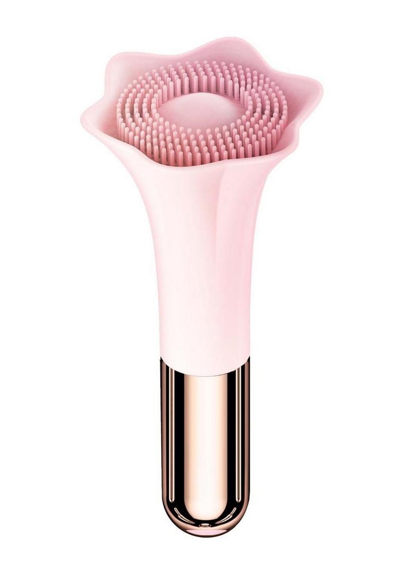 Goddess Pink Lily Rechargeable Silicone Massager - Pink