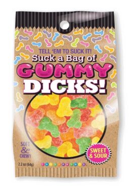 Candyprints Suck a Bag of Gummy Dicks 4oz - Assorted Flavors