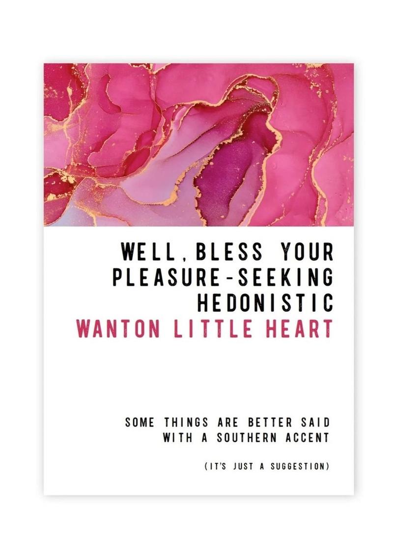 Warm Human Wanton Heart Greeting Card