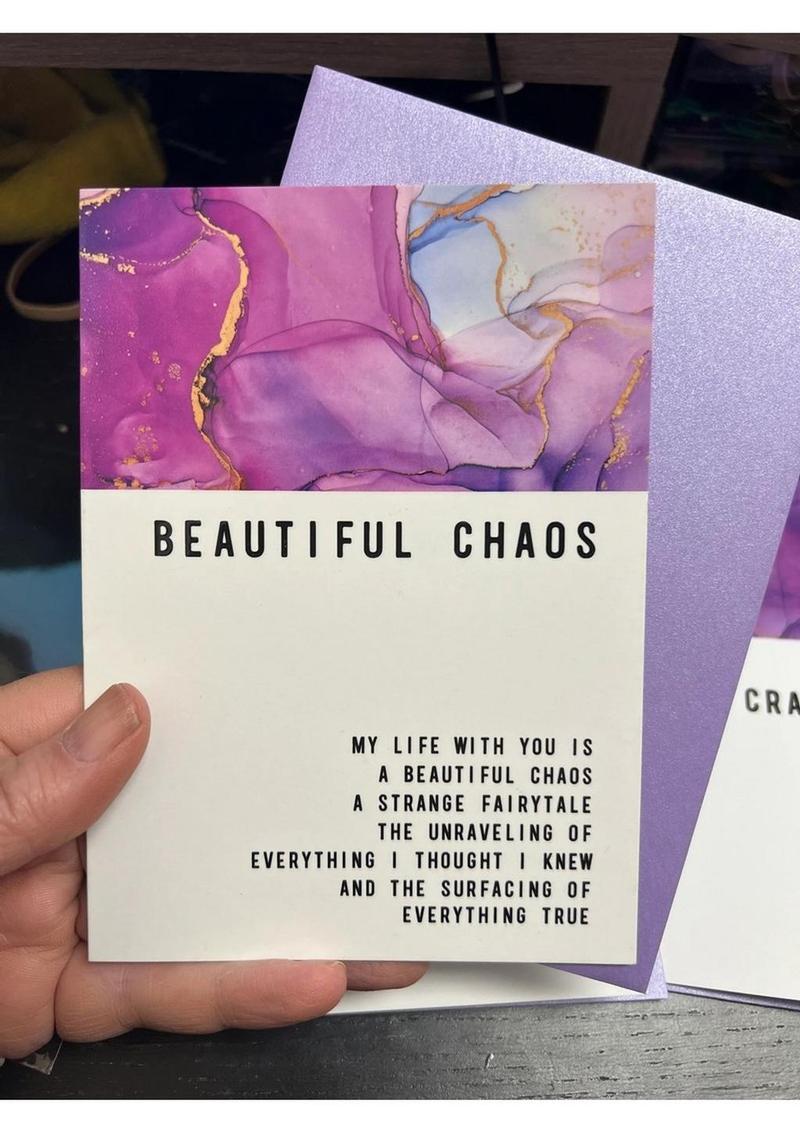 Warm Human Beautiful Chaos Greeting Card