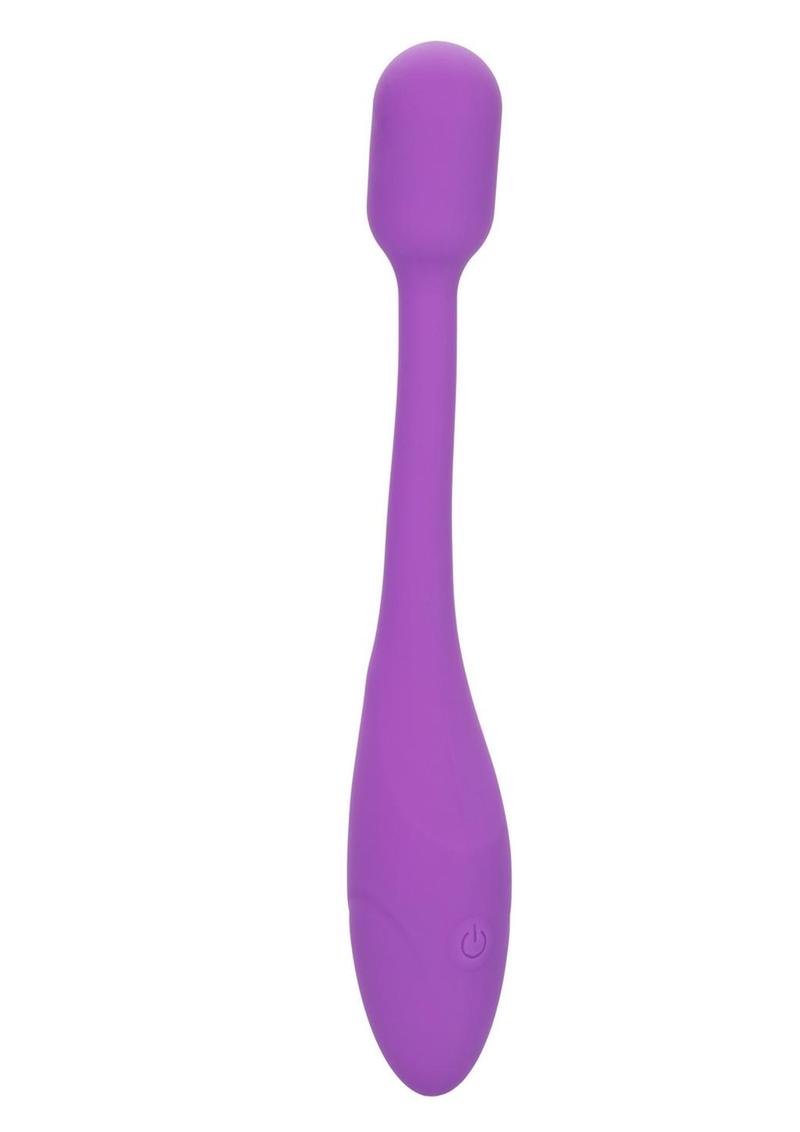 Bliss Liquid Silicone Flex-O-Teaser Rechargeable Clitoral Stimulator - Purple