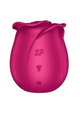 Satisfyer Pro 2 Classic Blossom Rechargeable Silicone Clitoral Stimulator - Red