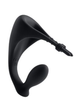 Gender X Back It Up Rechargeable Silicone Vibrating Butt Plug with Remote - Black