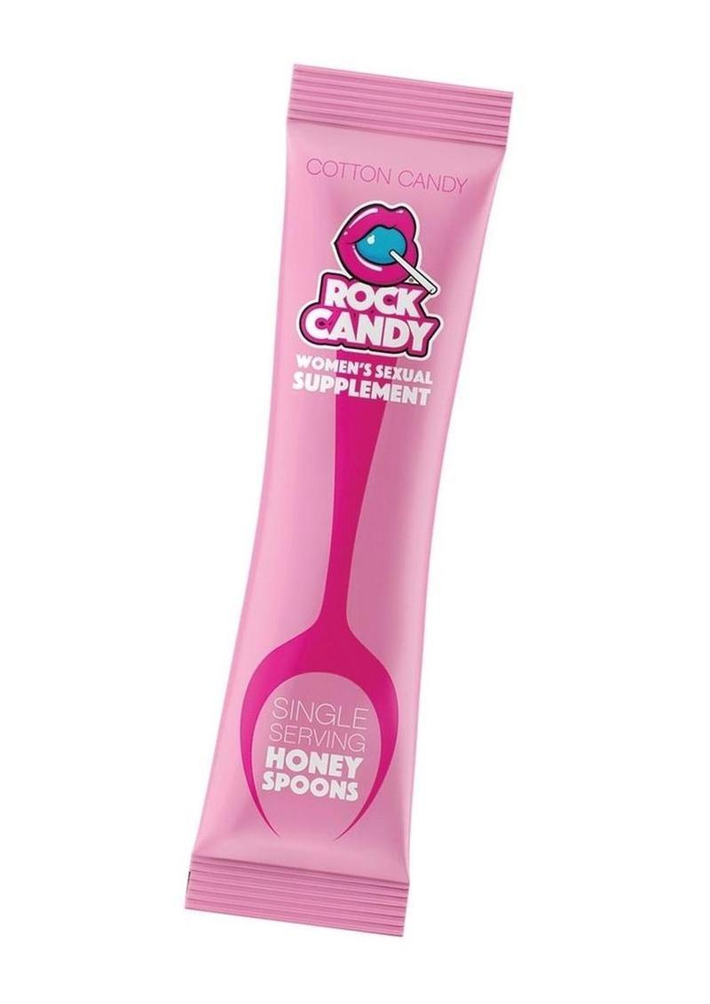 Rock Candy Honey Spoon Female Sexual Supplement Single - Cotton Candy
