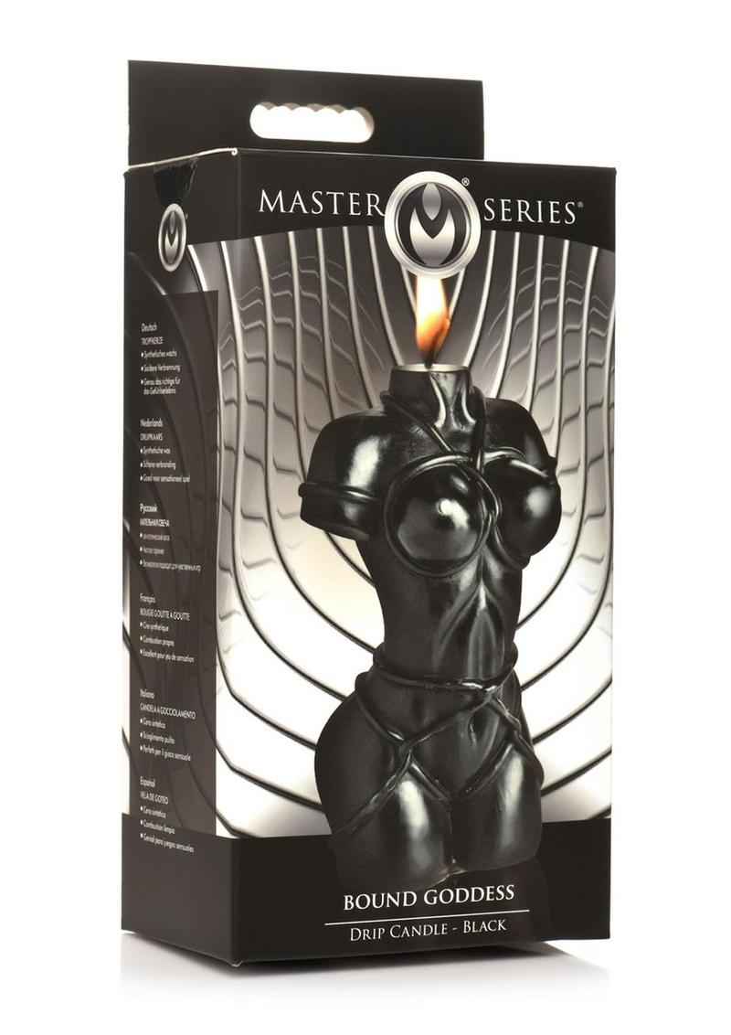 Master Series Bound Goddess Drip Candle - Black
