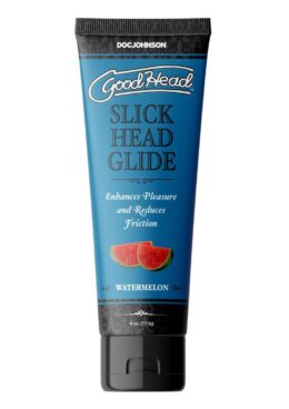 GoodHead Slick Head Glide Water Based Flavored Lubricant Watermelon 4oz