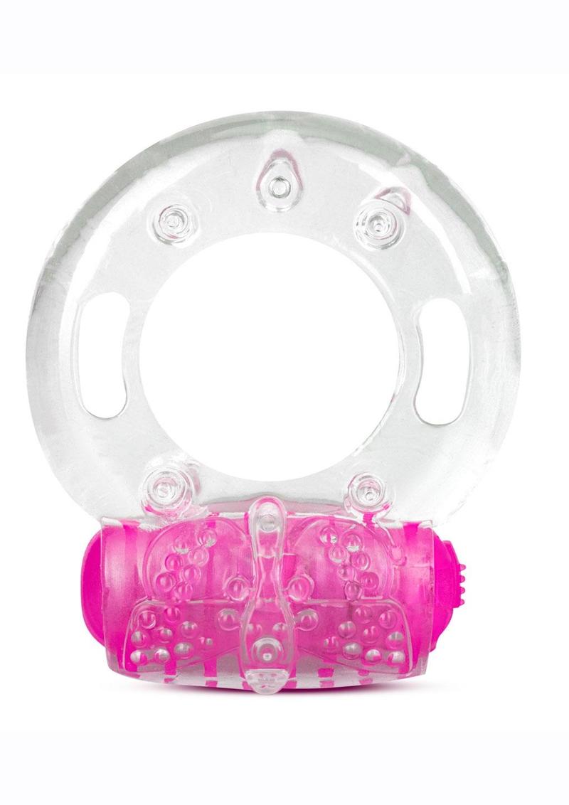 Play with Me Arouser Vibrating Cock Ring - Pink