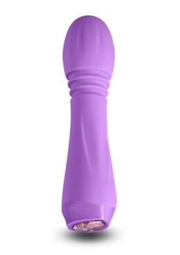 Charms Flora Rechargeable Silicone Mini Vibrator - Purple