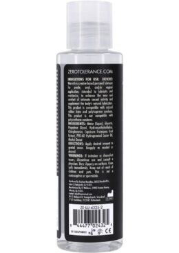 Zero Tolerance Drenched Warmth Water Based Lubricant 4oz