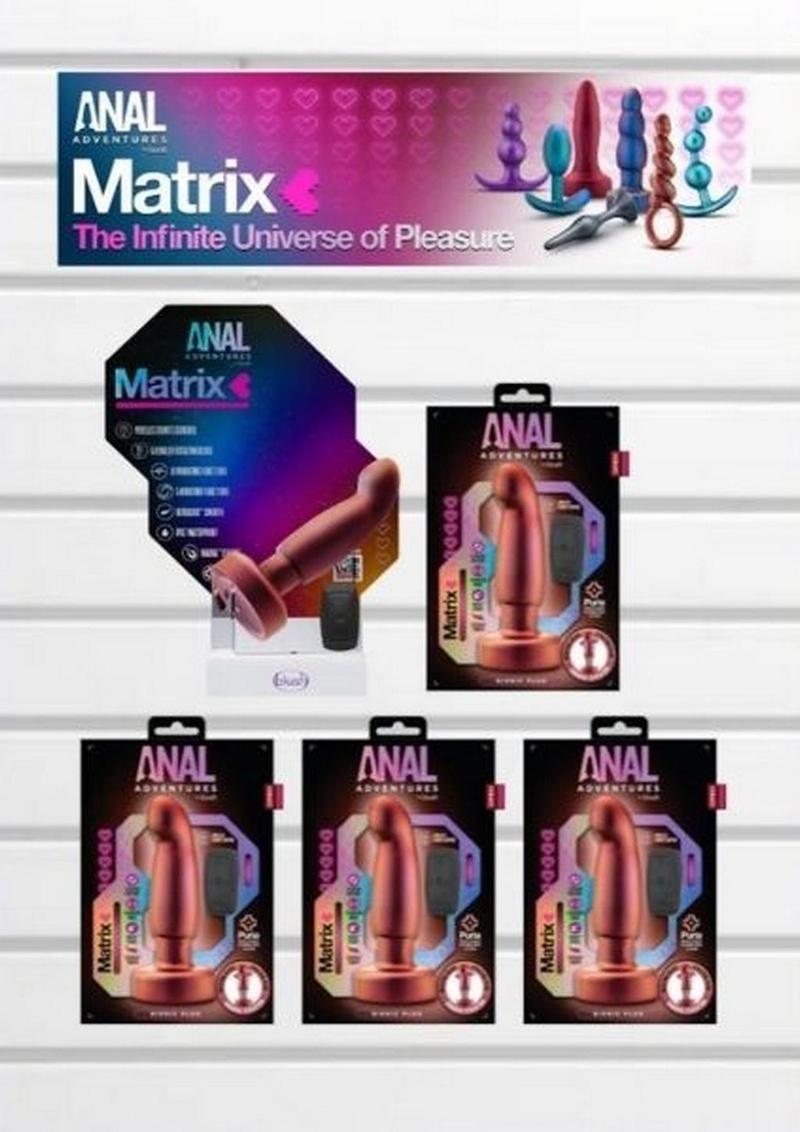 Anal Adventures Matrix Bionic Plug Merchandising Kit