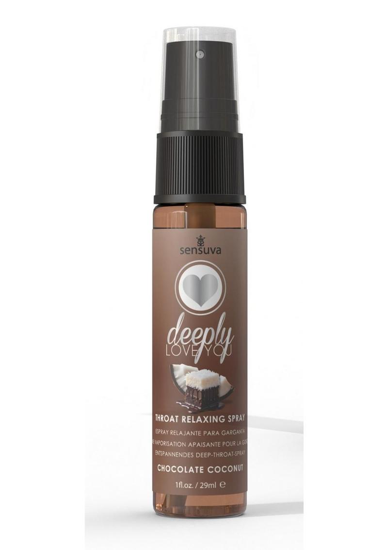 Deeply Love You Throat Relaxing Spray Chocolate Coconut 1oz