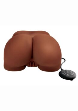 PDX Elite Milk Me Silly Plug In Pussy and Ass Mega Masturbator with Remote Control - Chocolate