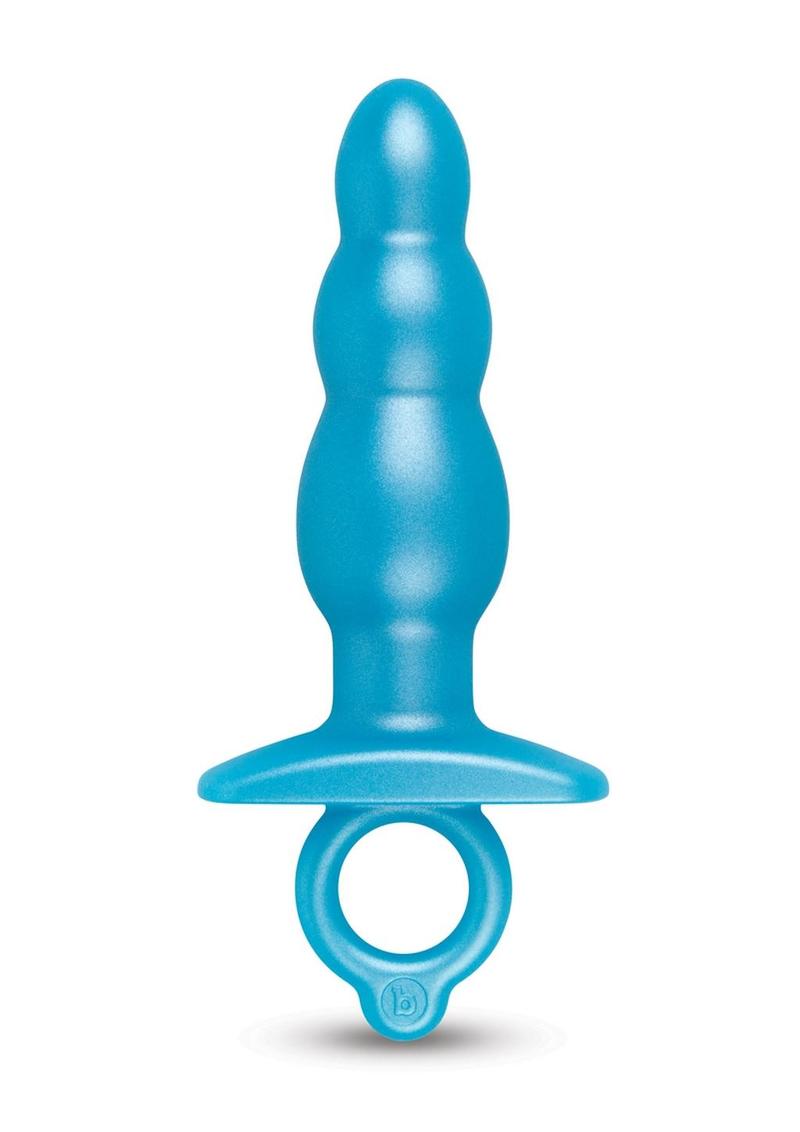 B-Vibe Bounce Silicone Plug - Blue