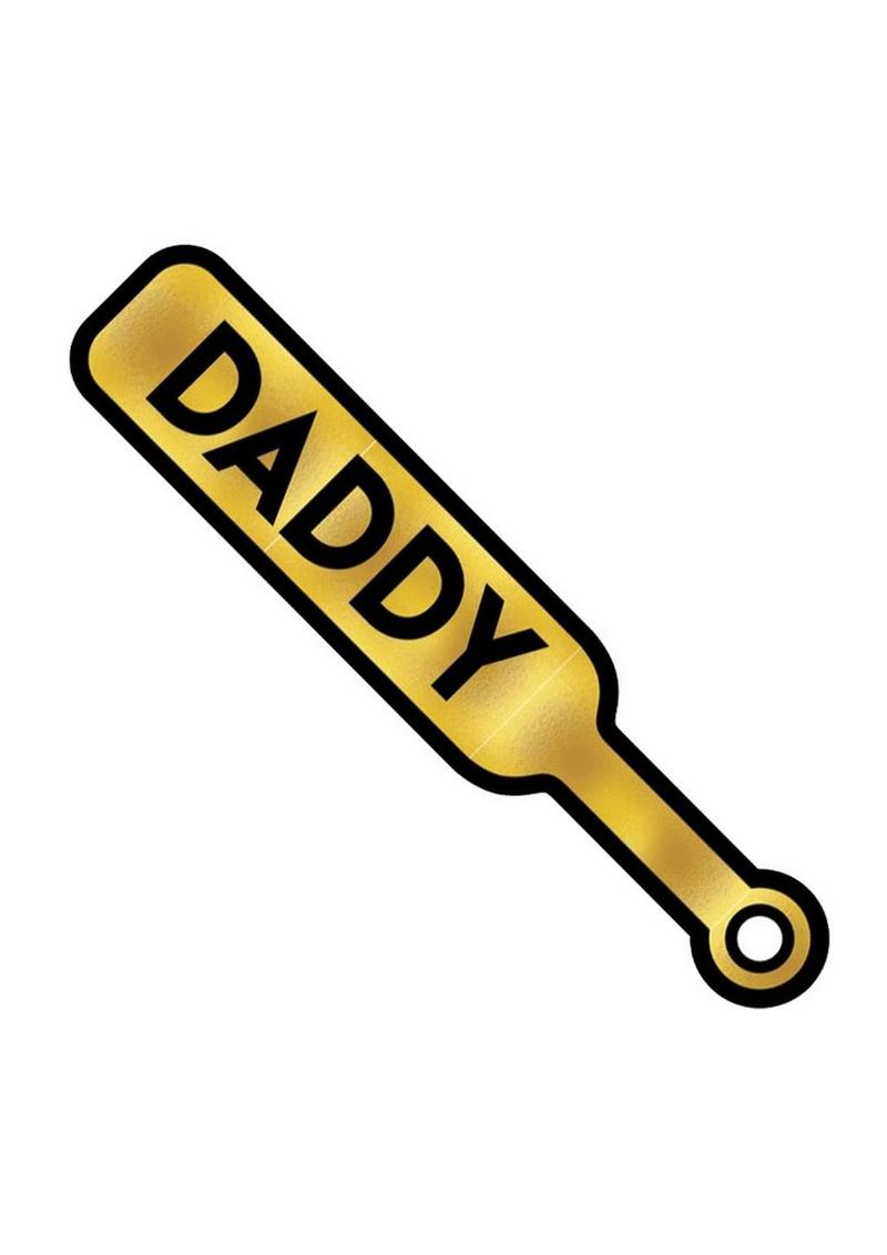Paddle Daddy Enamel Pin - Yellow/Black