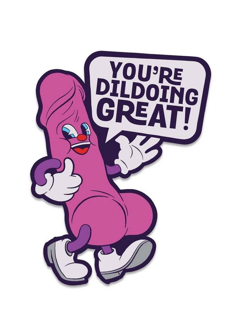 Fuck Buddies You`re Dildoing Great Enamel Pin - Multicolor