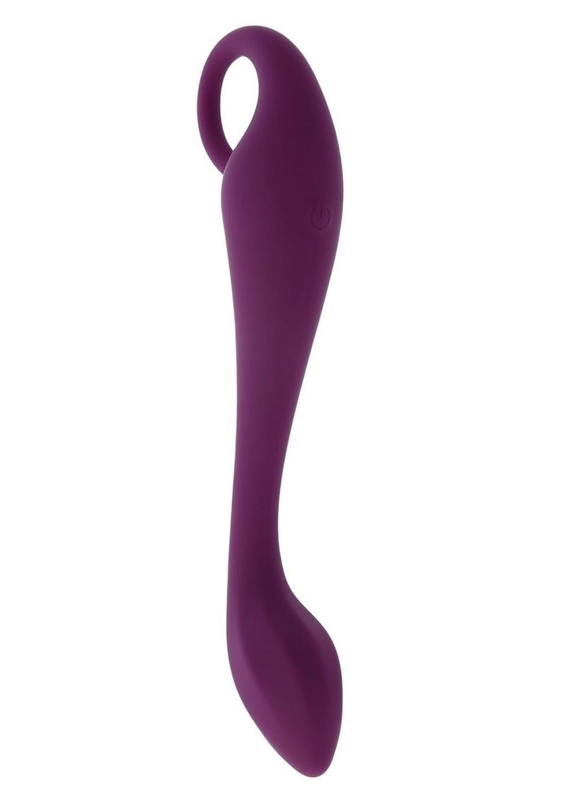 Lochness G Rechargeable Silicone G-Spot Vibrator - Red
