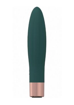 LoveLine Fame Silicone Rechargeable 10 Speed Mini Vibrator - Forest Green