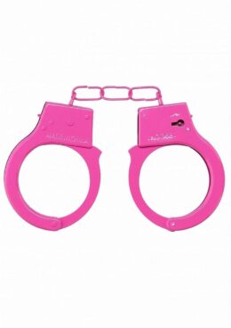 Ouch! Beginners Handcuffs Metal - Pink