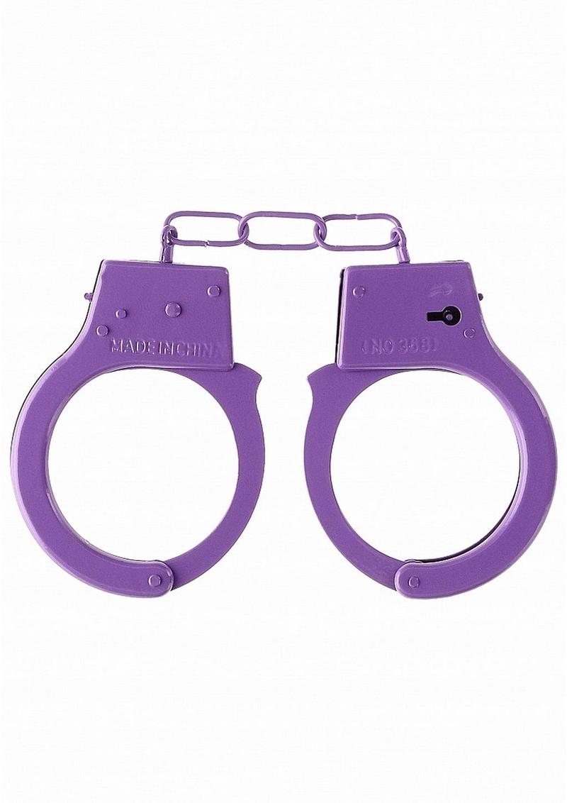 Ouch! Beginners Handcuffs Metal - Purple