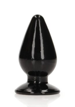 RealRock Crystal Clear Anal Plus 3.5in - Black