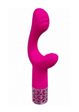 Royal Gems Majestic Rechargeable Silicone Vibrator - Pink