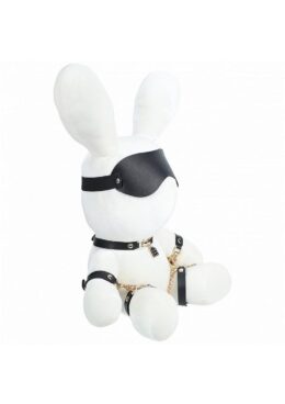 S-Line Rabbit Bondage Velvet - Large - White