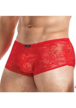 Lace King Lace Trunks - Medium/Large - Red