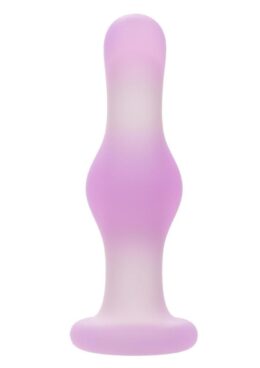 Lavender Haze Bulb Probe Silicone Rechargeable Anal Plug - Purple/White