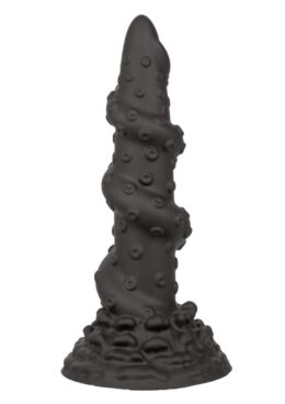 Monster Dong The Kraken Silicone Dildo 8in - Black