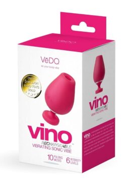 VeDo Vino Silicone Rechargeable Sonic Clitoral Vibrator - Pink
