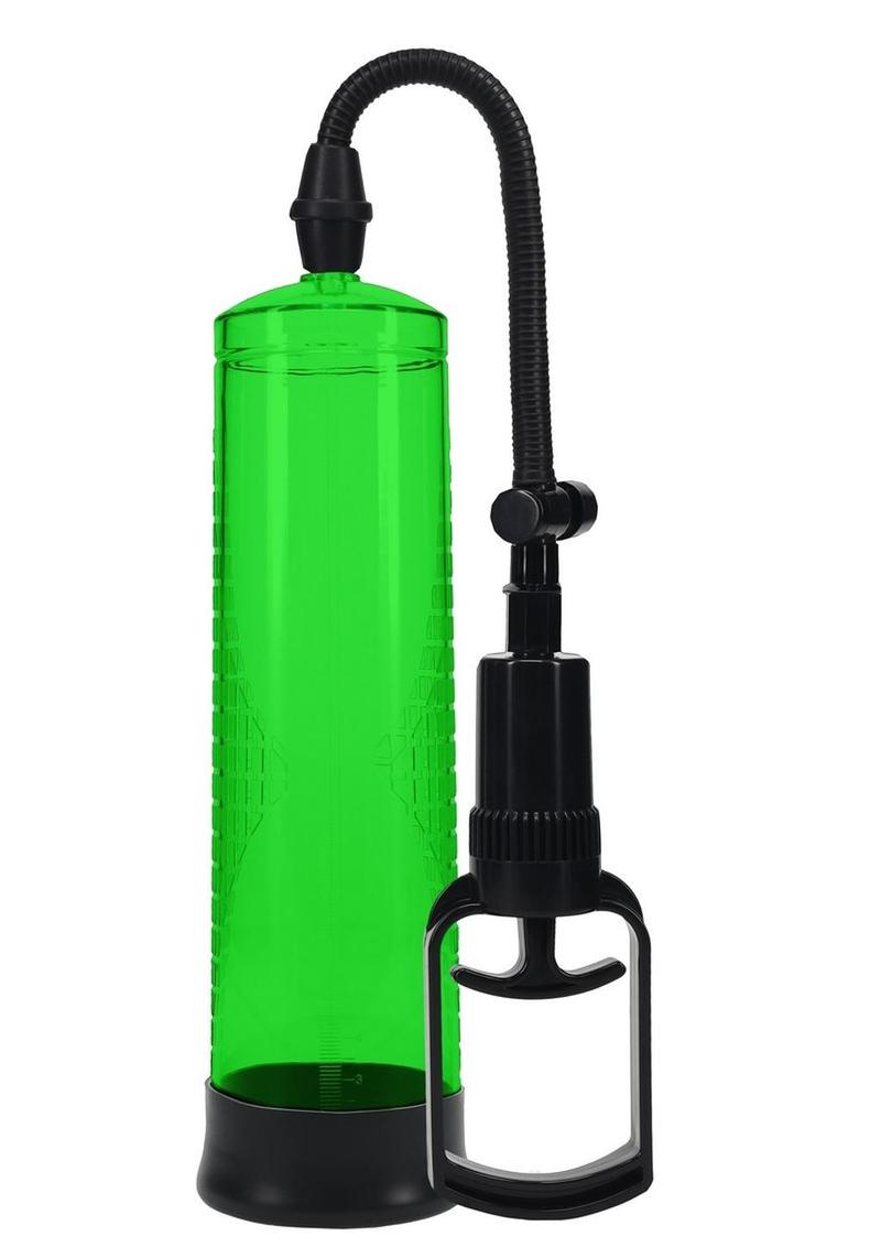 Pumped Basic Pump 2 Water Resistant Silicone Penis Pump - Green