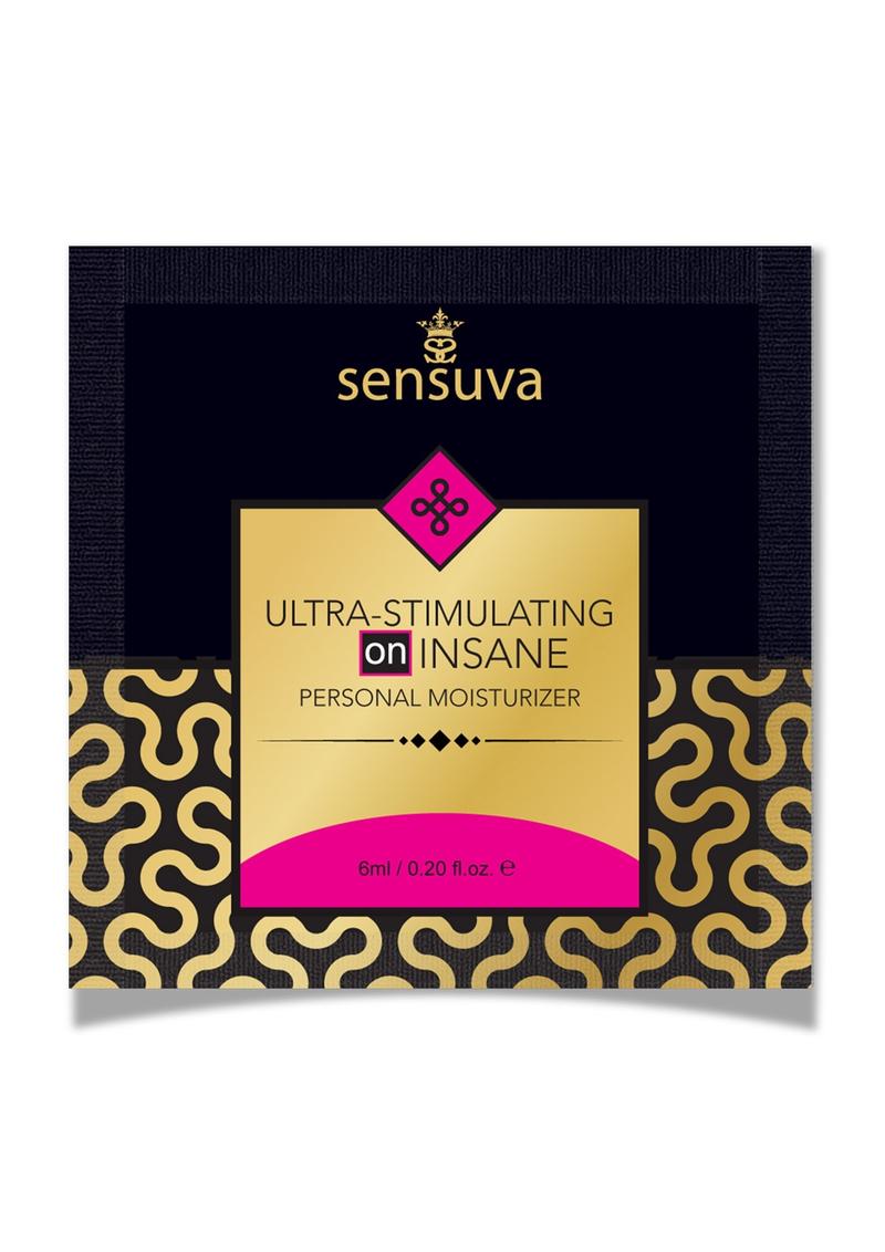 Sensuva Erosense Insane Ultra Warming and Stimulating Lubricant .2oz