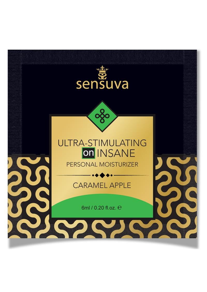 Sensuva Ultra Stimulating On Insane Caramel Apple Flavored Hybrid Lubricant .2oz