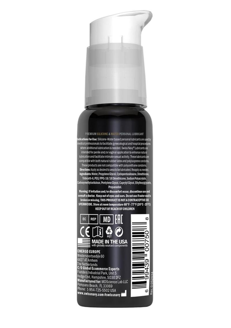 Swiss Navy Hybrid Lubricant 1oz/30ml