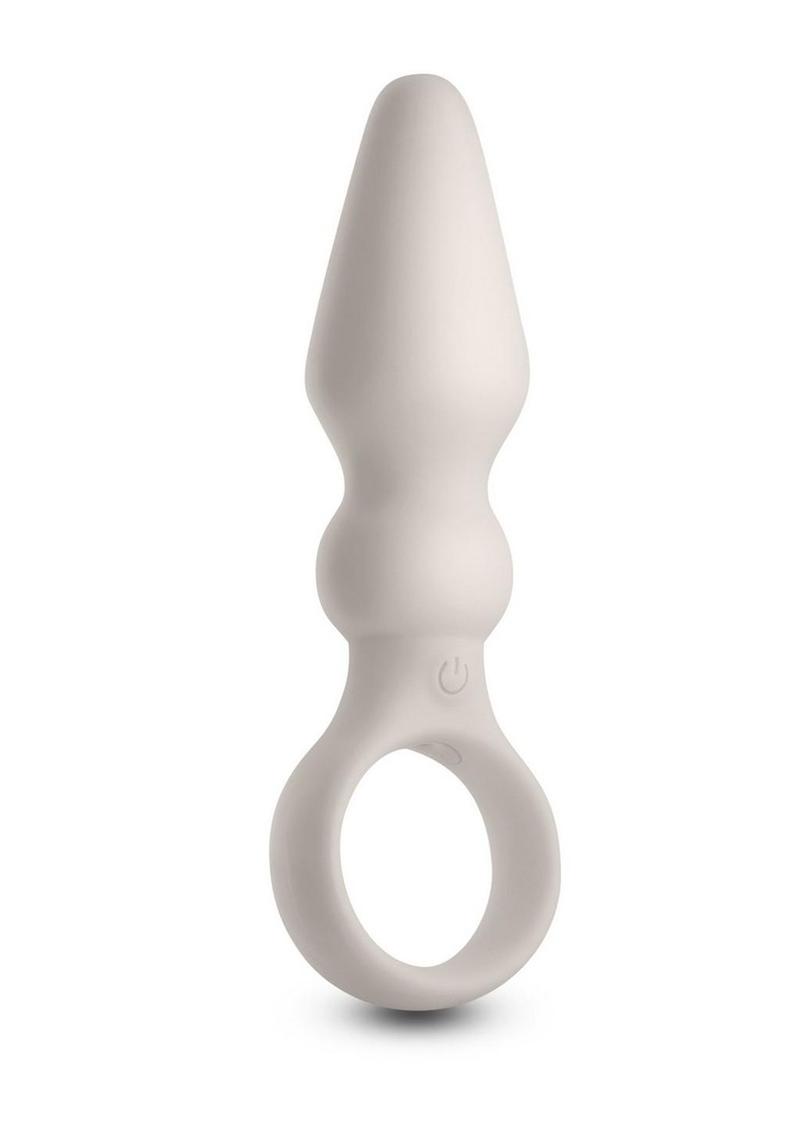 Lust-N-Dreams Bossa Rechargeable Silicone Anal Plug - White