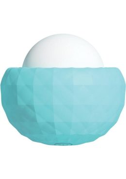 Wet Dreams Pure Pearl Rechargeable Silicone Multi-Speed Mini Vibrator - Aqua