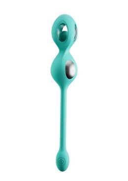 Elektra App Control E-Stim Kegel Training Set (5 Piece) - Aqua/Silver