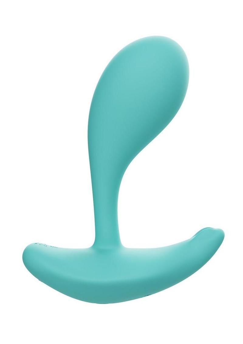 Oly 2 Pressure Sensing App enabled Wearable Rechargeable Silicone Clit and G Spot Vibrator - Light Blue