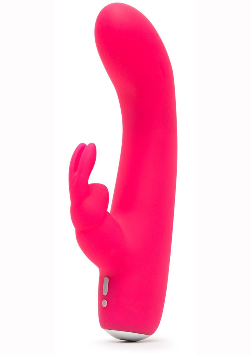 Happy Rabbit Mini Rechargeable Silicone Rabbit Vibrator - Pink