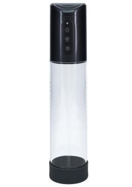 Pumped HyperPump  3 Function Automatic Rechargeable Penis Pump - Gun Metal