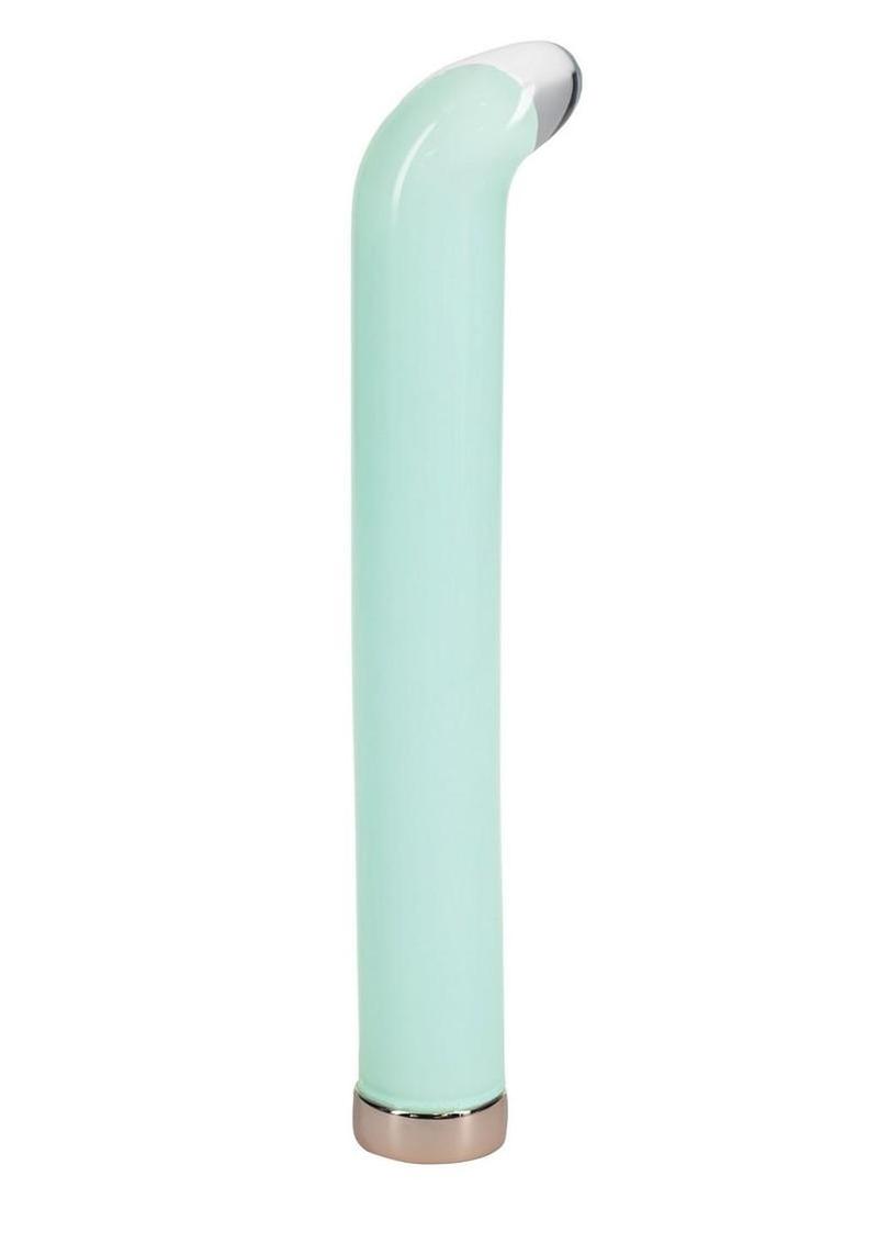 Loveline Aurora 10 Function G-Spot Rechargeable Glass Vibrator 6.3in - Green