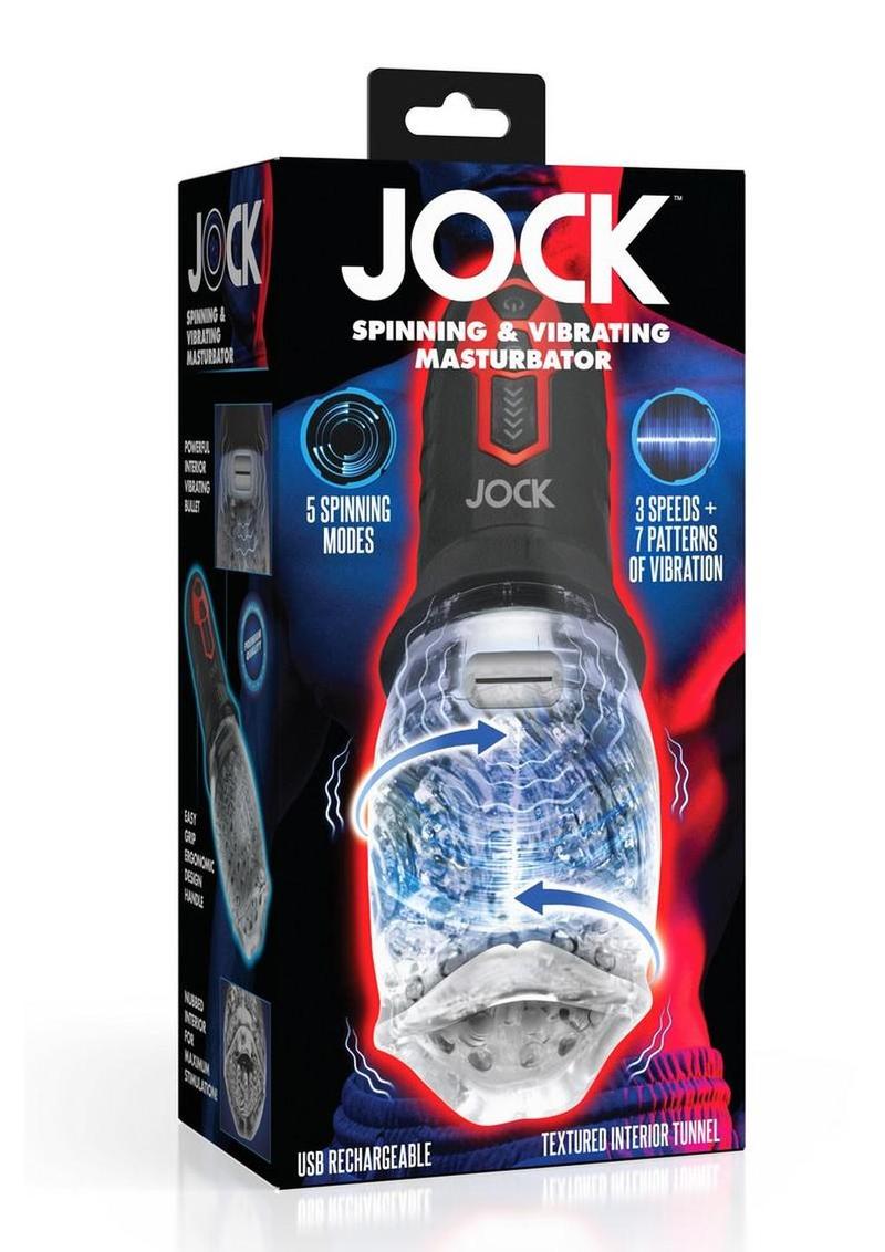 JOCK VIBRATING DILDO WITH BALLS 7 INCH